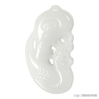 1,羊脂白玉质地:这和田玉挂件,选用的是顶级的羊脂白玉,质地那叫一个